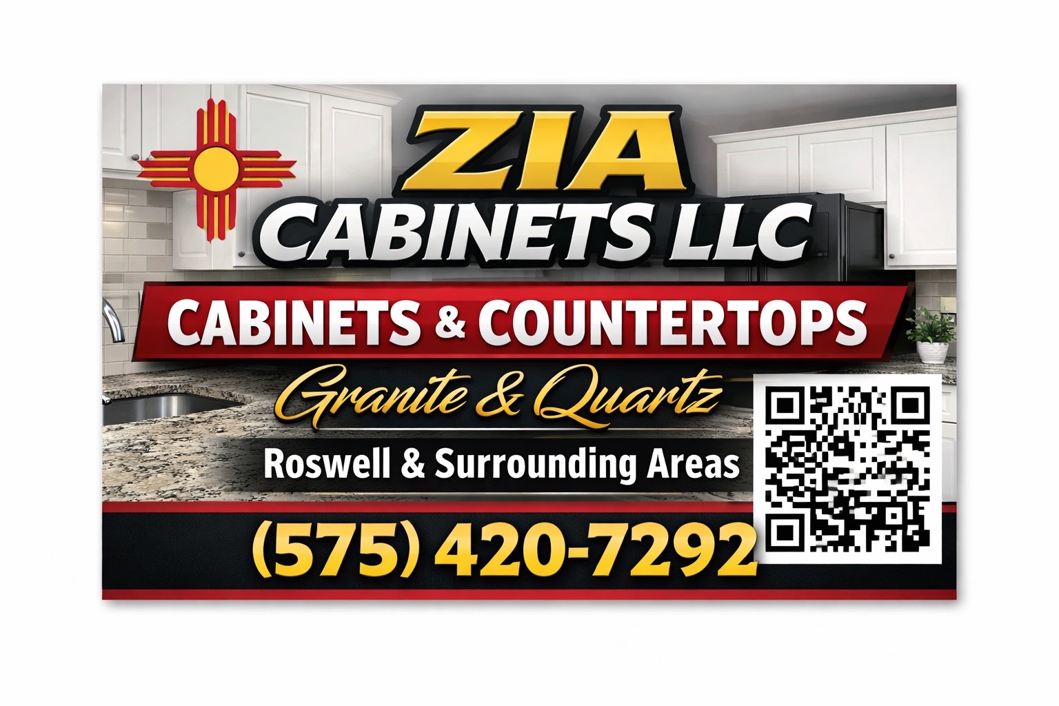 ZIA Cabinets LLC banner logo